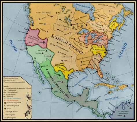Alternate History Maps Of America America Map Alternate History Map