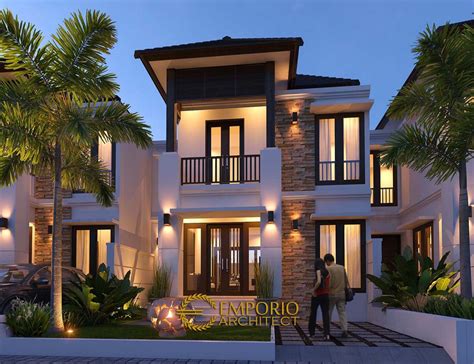 Desain Exterior 7 Perumahan Villa Bali 1 Lantai Sun Harmony Regency Di