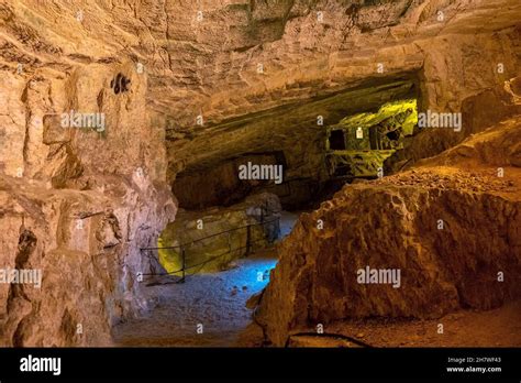 Jerusalem Israel October 14 2017 Underground Halls And Passages Of