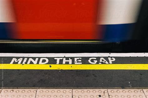 Mind The Gap Sign By Mauro Grigollo Train Station Train Mind The Gap Sign Writing Mindfulness