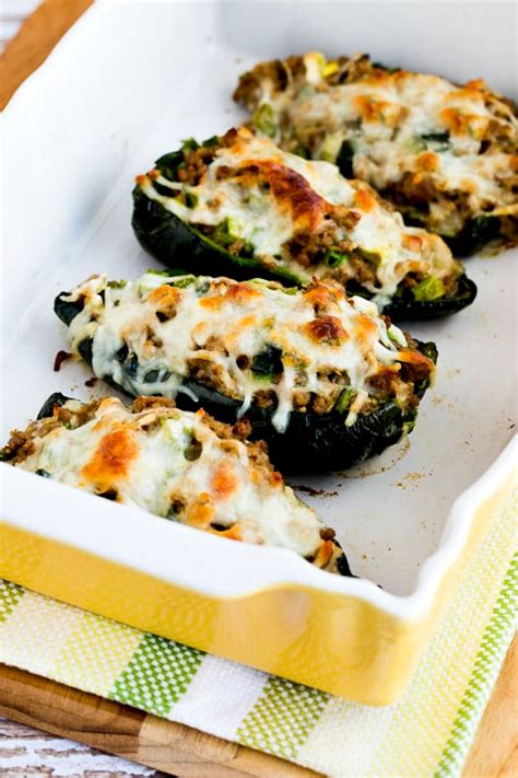 Stuffed Poblanos With Ground Turkey Video Kalyns Kitchen