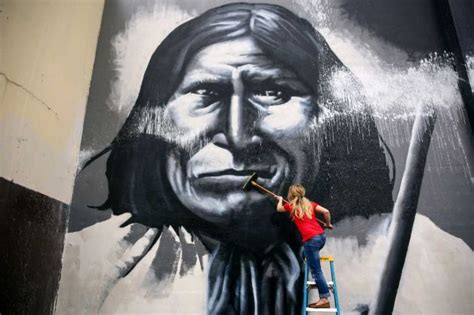 Native American Murals Restored After Damage By Vandals Native