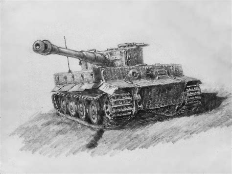 Как нарисовать танк тигр 26 фото