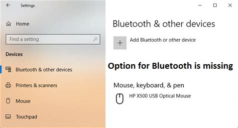 Falta La Opción De Reparación Para Activar O Desactivar Bluetooth En