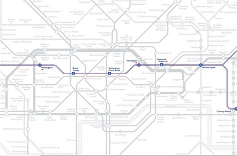 This New Map Shows How The Elizabeth Line Will Look On The Tube Map It