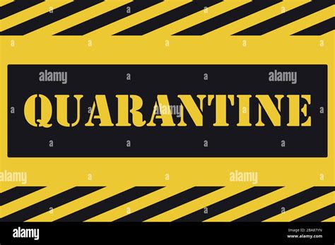 Quarantine Alert Sign Vector Illustration Symbol Industry Design Stock Vector Image And Art Alamy