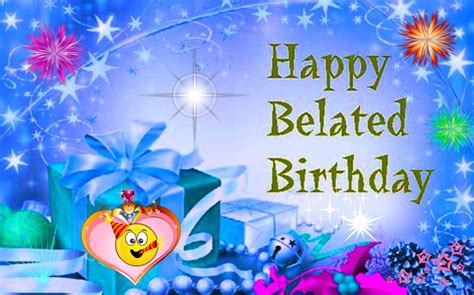 Belated Birthday Wishes Images