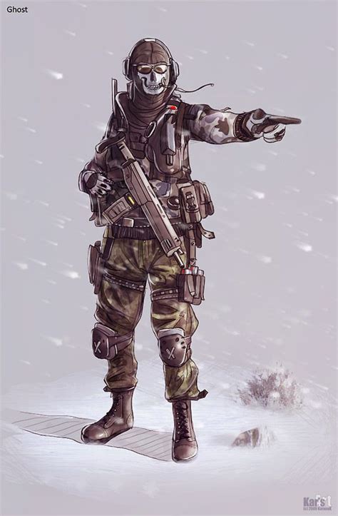 Ghost By Karanak On Deviantart Call Of Duty Ghosts Modern Warfare