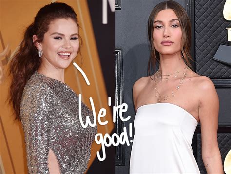 Selena Gomez And Hailey Bieber Put Feud Rumors To Rest Once And For All By Posing For Pic Together