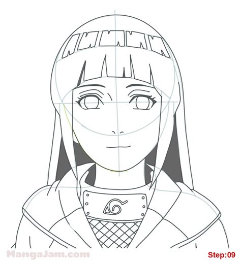 How To Draw Hinata From Naruto Anime Sketchok Easy Drawing Guides Porn Sex Picture