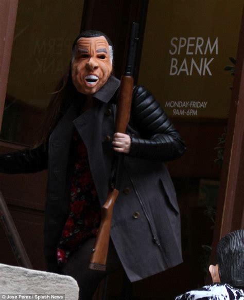 Amy Schumer Dons A Ronald Reagan Mask As She Robs A Sperm Bank Daily