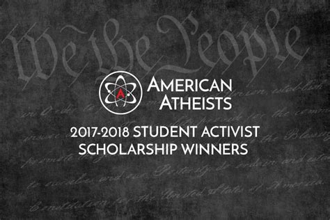 Atheists Award 4000 In Scholarships To Student Activists American