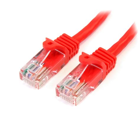 Cat5e Ethernet Cable 30 Ft Red Patch