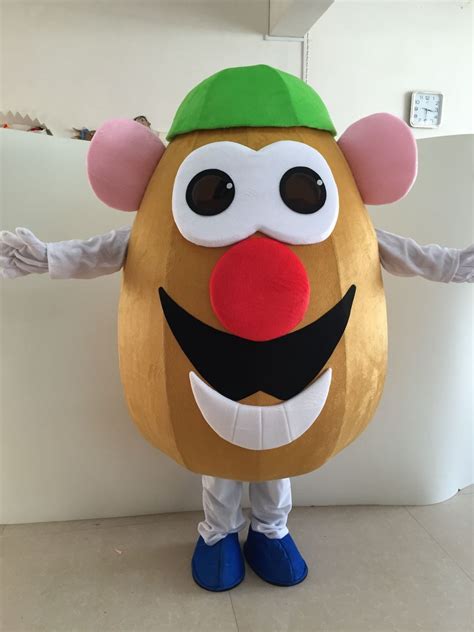 Mr Potato Head Mascot Costume Vegetable Eggplant Mascot Costume Adult Fancy Dress Cartoon