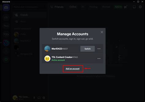 How To Add Use And Switch Between Multiple Discord Accounts Linux
