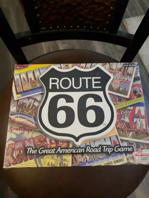 New Route 66 The Great American Road Trip Board Game 2002 Factory