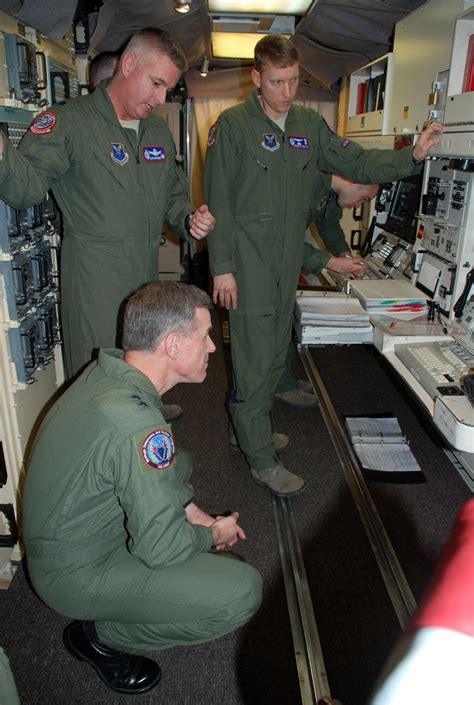 Maj Gen William Chambers Visits Warrens Missile Fields Fe Warren