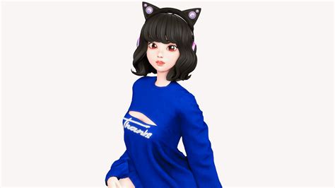 Cat Maid Sim Models Asian Exclusive The Sims 4