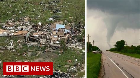 Us Storms Hail Tornadoes And Flash Floods Wreak Havoc Bbc News