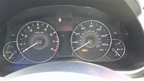 Subaru Warning Lights All On Babyinspire
