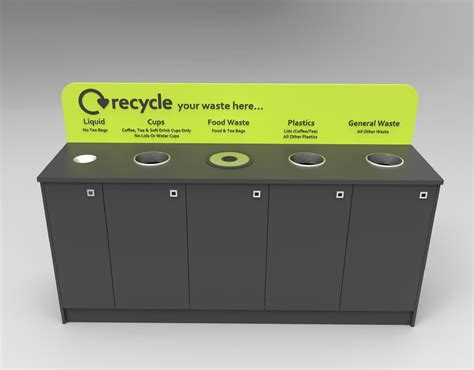 Stylish Individual Built To Match Your Interior Design Recycling Station Recycling