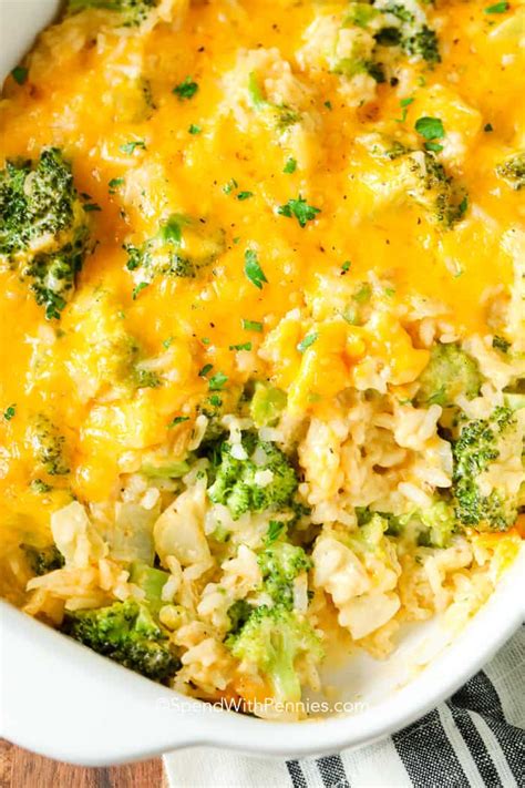 Cheesy chicken rice casserole recipes. Broccoli Rice Casserole {Made from Scratch} - Spend With ...