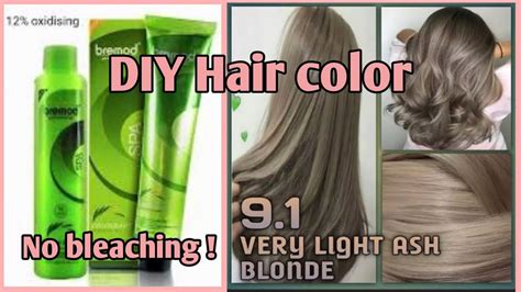 diy hair color very light ash blonde bremod no bleaching it s jefticah youtube