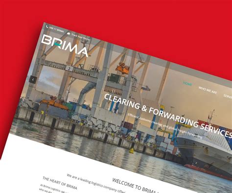 Brima Logistics Website Dynamite