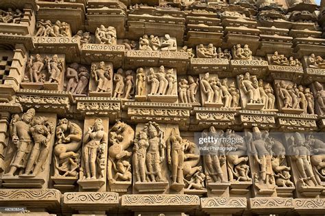 Khajuraho Temple Sculpture High Res Stock Photo Getty Images