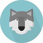 Wolf Animal Icon Svg Tail 128 Creative