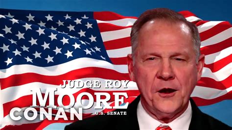 roy moore s new campaign ad conan on tbs youtube