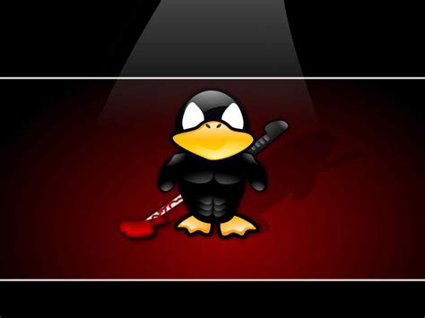 卡通企鹅linux系统卡通企鹅linux系统壁纸卡通企鹅系统壁纸 桌面天下（）