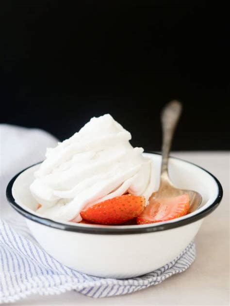 Coconut Whipped Cream Recipe Dairy Free And Vegan The Coconut Mama