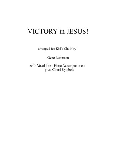 Victory Belongs To Jesus Todd Dulaney Sheet Music Easy Free Music Sheet