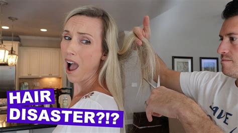 Husband Cuts Wife S Hair Youtube