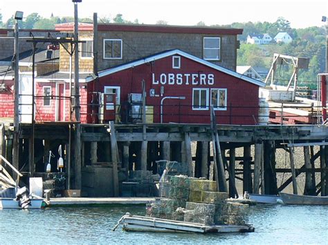 Cooks Lobster House ~ Bailey Island Lobster House New England Coast