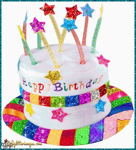 Glitter Graphics Images Happy Birthday Greetings Glitters