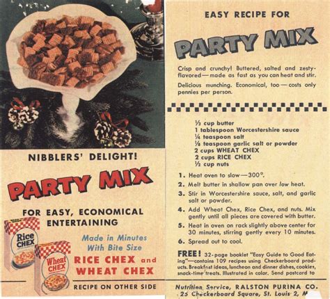 General Mills History — The Original Chex Party Mix Chex Party Mix