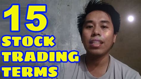 In order to buy stocks, you need the assistance of a stockbroker. STOCK TRADING TERMS NEW INVESTORS NEED TO KNOW - YouTube
