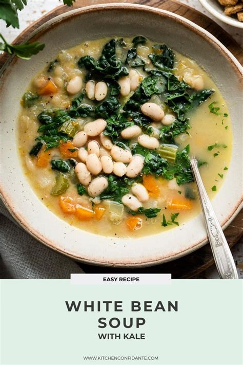 It's not overpowering and adds a nice flavor depth to the creamy beans! White Bean Soup with Kale | Kitchen Confidante® | Recipe ...
