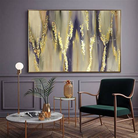 Oversize Abstract Painting Gray Painting Extra Large Wall