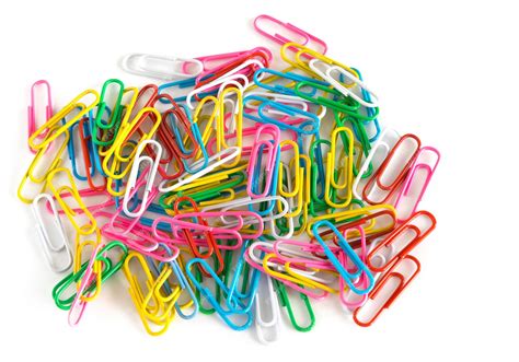 Premium Photo Colorful Paper Clips Isolated On White Background