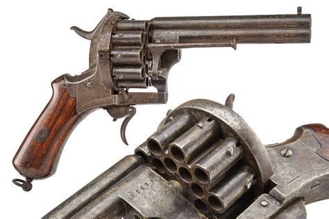 A Rare 20 Shoot Lefaucheux Pin Fire Revolver Sep 16 2016 Czernys