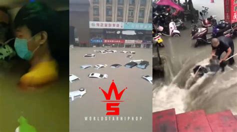 China Is Lookin Scary Footage Of Major Flooding Looks Like A Tidal Wave Came Through