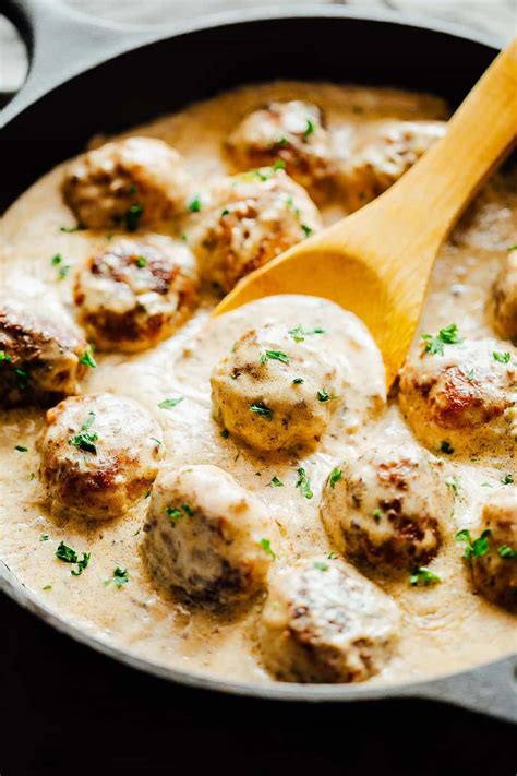 Chicken pot pie is really just a creamy chicken casserole with a crust. Creamy Cajun Chicken Meatballs | The Recipe Critic