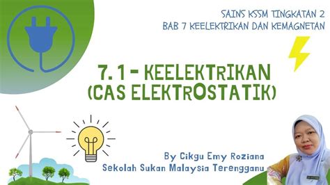 Sains Tingkatan Bab Cas Elektrostatik Keelektrikan Dan Hot Sex Picture