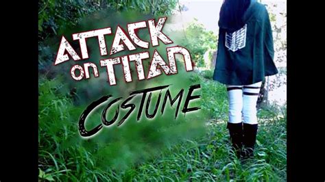 attack  titan costume youtube