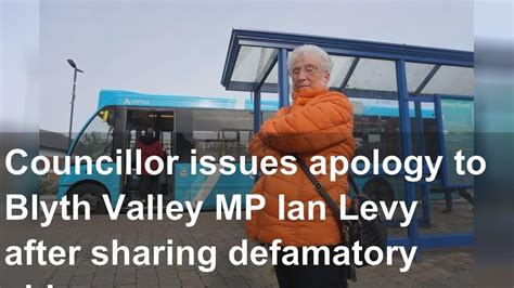 Councillor Issues Apology To Blyth Valley Mp Ian Levy After Sharing