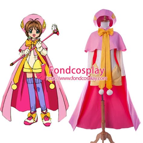 Cardcaptor Sakura Kinomoto Sakura Outfit Dress Cosplay Costume Tailor