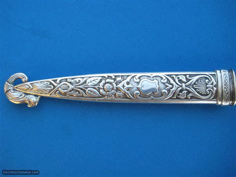 Gaucho Sterling Silver Knife Wsterling Scabbard